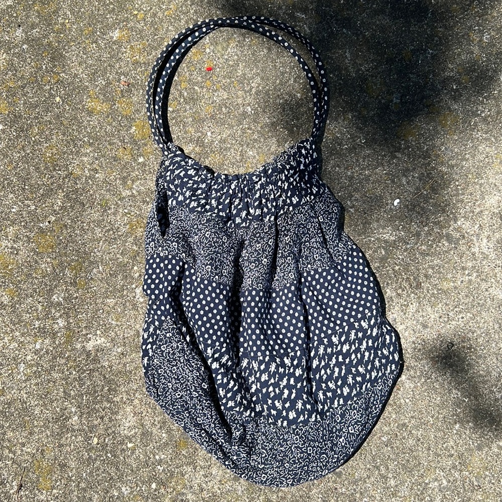 Blue and White Tote Bag